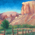 Oil Painting - Cottonwood Wash #1